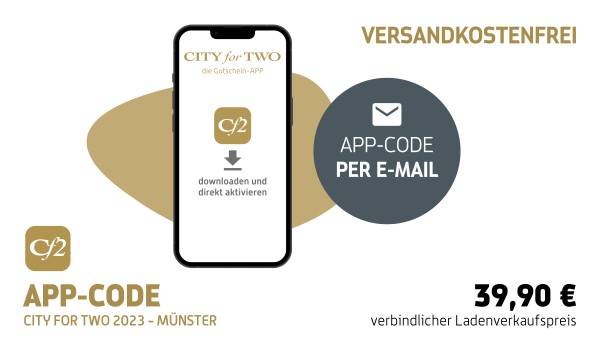 CITY for TWO Münster | Ausgabe 2023 (gilt bis 31.12.2023)