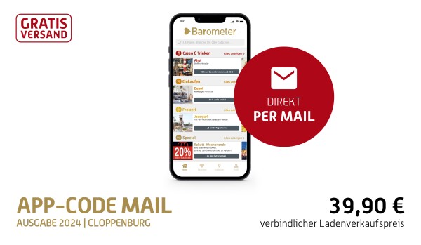 BAROMETER 2024 | App-Code E-Mail | Cloppenburg