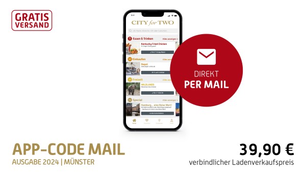CITY for TWO 2024 | App-Code E-Mail | Münster